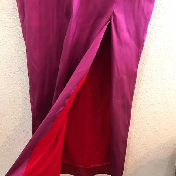 *SOLD* Marchesa Notte Colorblock Column Gown - Picture 10 of 14